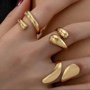 Sovict Geometric Punk Ring Trio