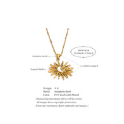Sovict Celestial Shell Pendant Necklace