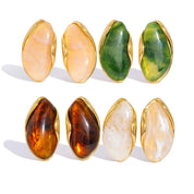 Sovict Gold Resin Geo Studs