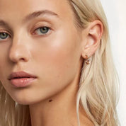 Sovict Silver Zircon Geo Studs