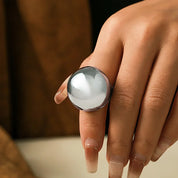 Sovict Gold Sphere Chunky Ring