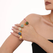 Sovict Turquoise CZ Band