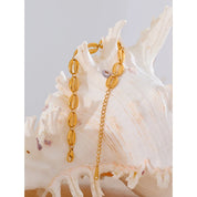 Sovict Golden Shell Charm Bracelet