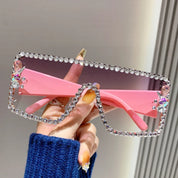 Zovict Diamond Shield Sunglasses by Zovict