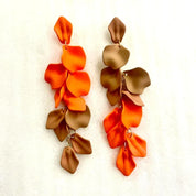 Sovict Acrylic Flower Tassel Earrings