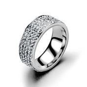 Sovict Iced Arc Circle Ring