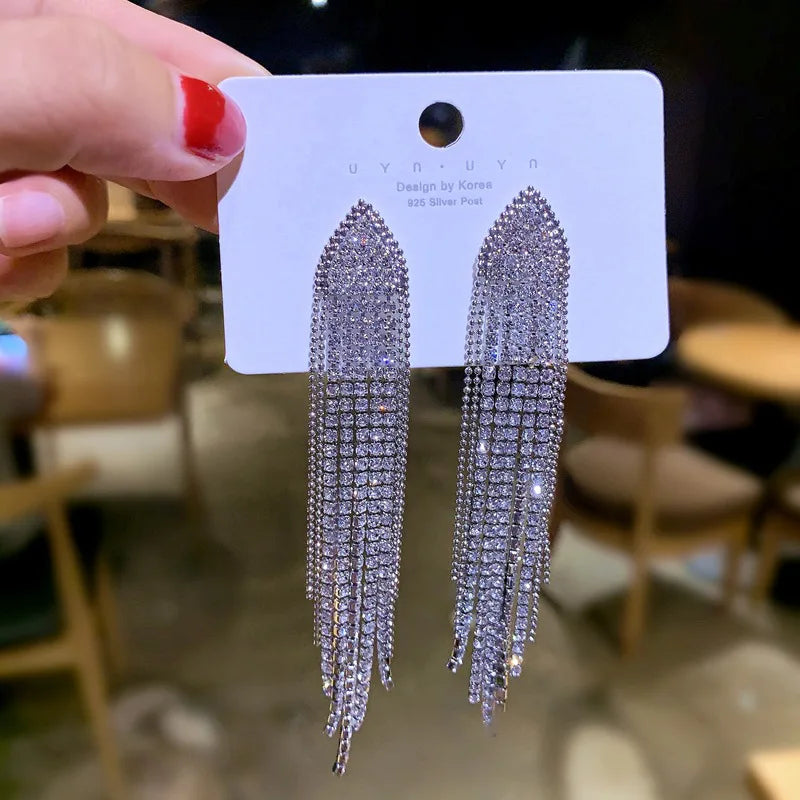 Sovict Chain Tassel Earrings