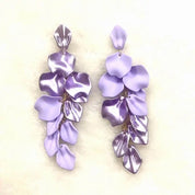 Sovict Acrylic Flower Tassel Earrings