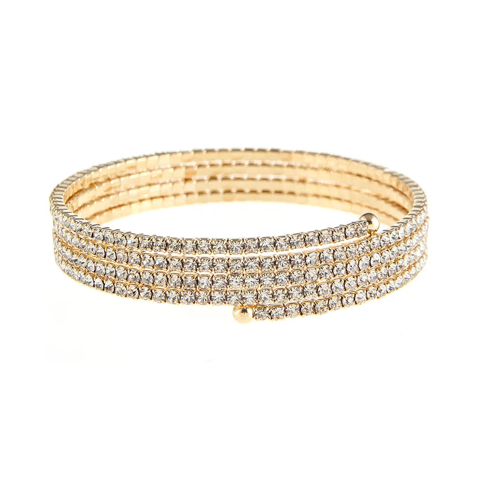 Sovict Elastic Zircon Bracelet