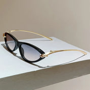 Zovict Beige Cat Eye Sunglasses by Zovict