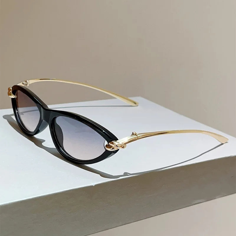 Zovict Beige Cat Eye Sunglasses by Zovict