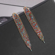 Sovict Chain Tassel Earrings