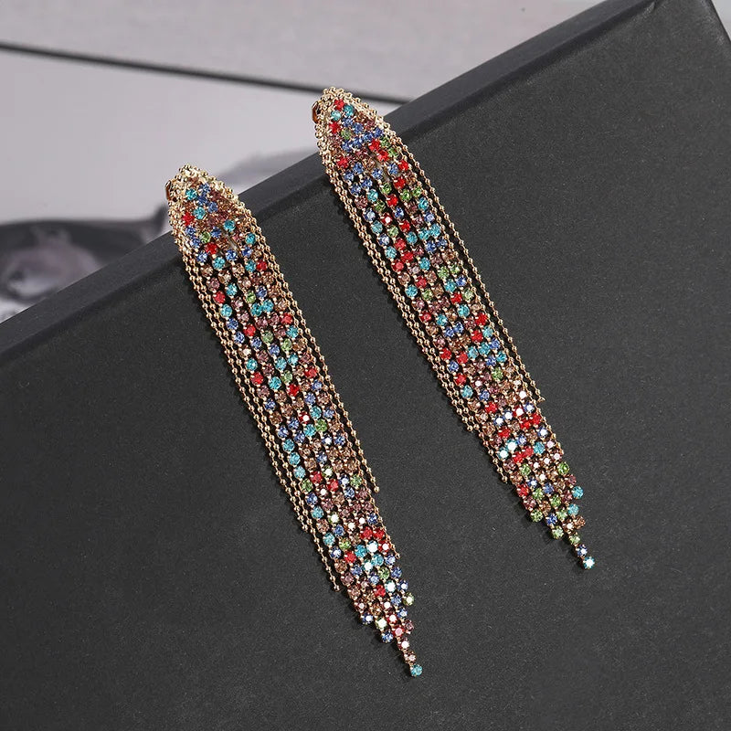 Sovict Chain Tassel Earrings