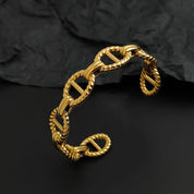 Sovict Molded Gold Cuff