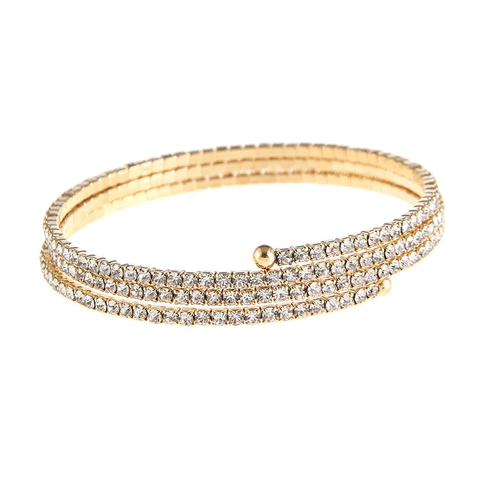 Sovict Elastic Zircon Bracelet