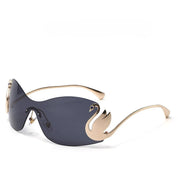 Zovict Swan Metal Sunglasses by Zovict