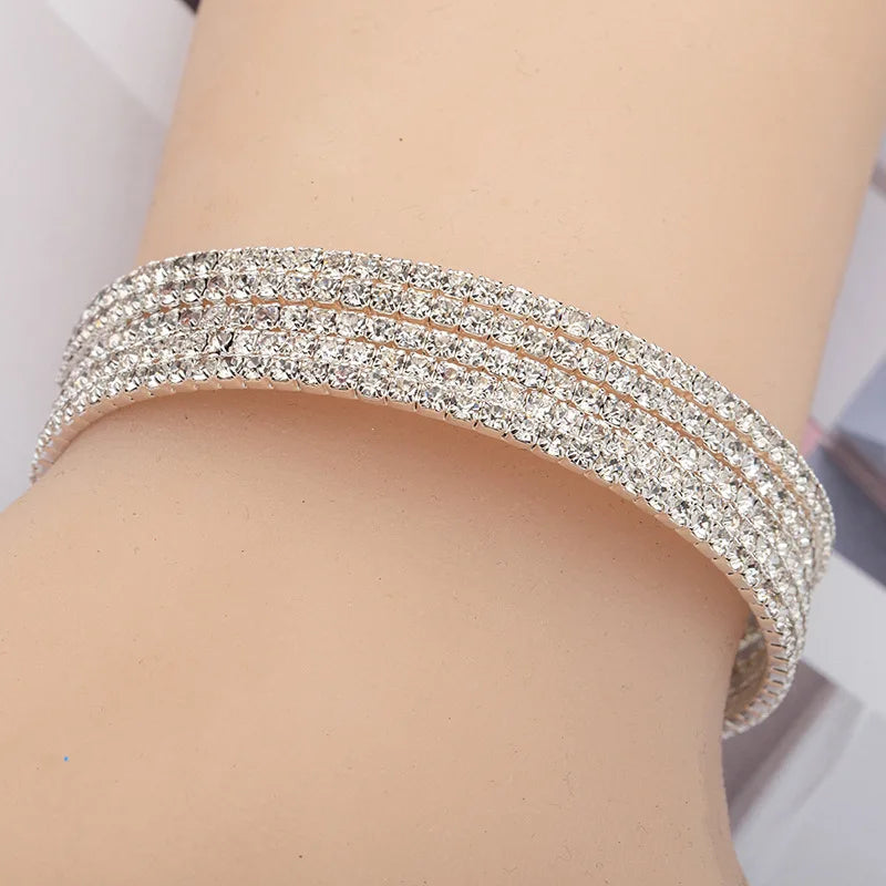 Sovict Elastic Zircon Bracelet