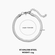 Sovict Flat Snake Chain Necklace