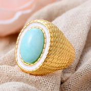 Sovict Blue Teardrop Ring