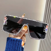 Zovict Diamond Shield Sunglasses by Zovict