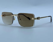 Zovict Prism Rimless Sunglasses by Zovict