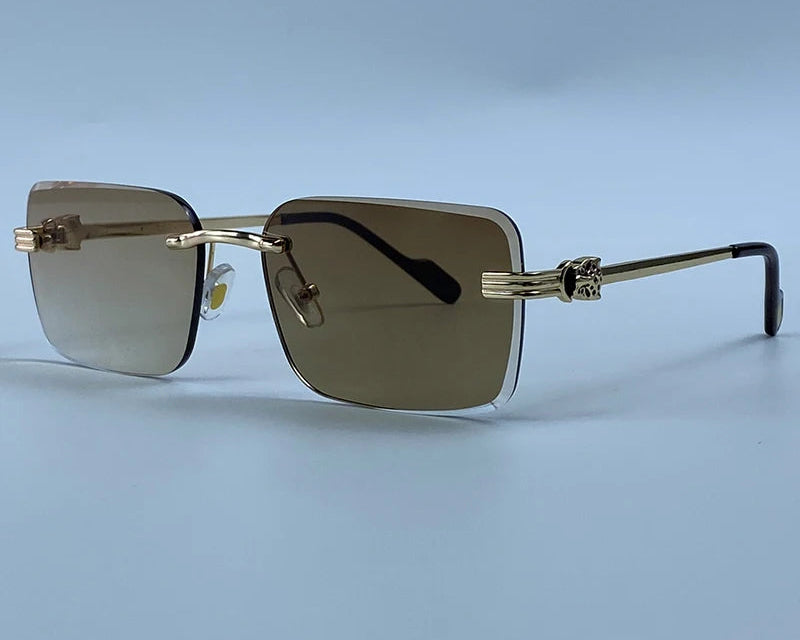 Zovict Prism Rimless Sunglasses by Zovict