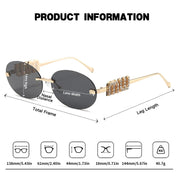 Zovict Solace Rimless Sunglasses by Zovict