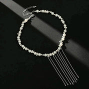 Sovict Pearl Tassel Choker