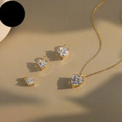 Sovict Silver Heart Pendant
