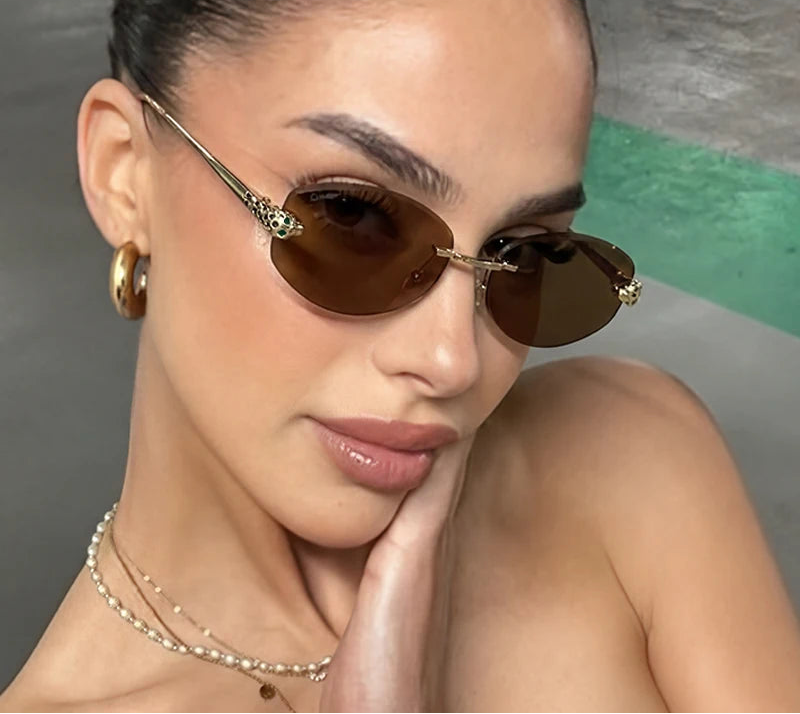 Zovict Leopard Hex Sunglasses by Zovict