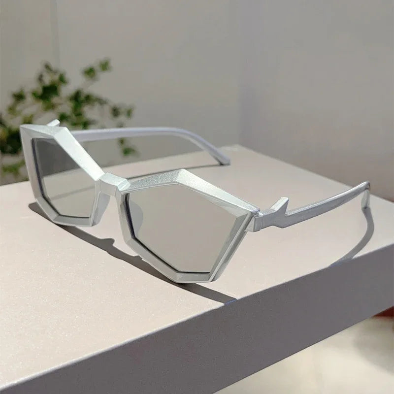 Zovict Mirage Irregular Sunglasses by Zovict