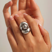 Sovict Hollow Sphere Ring
