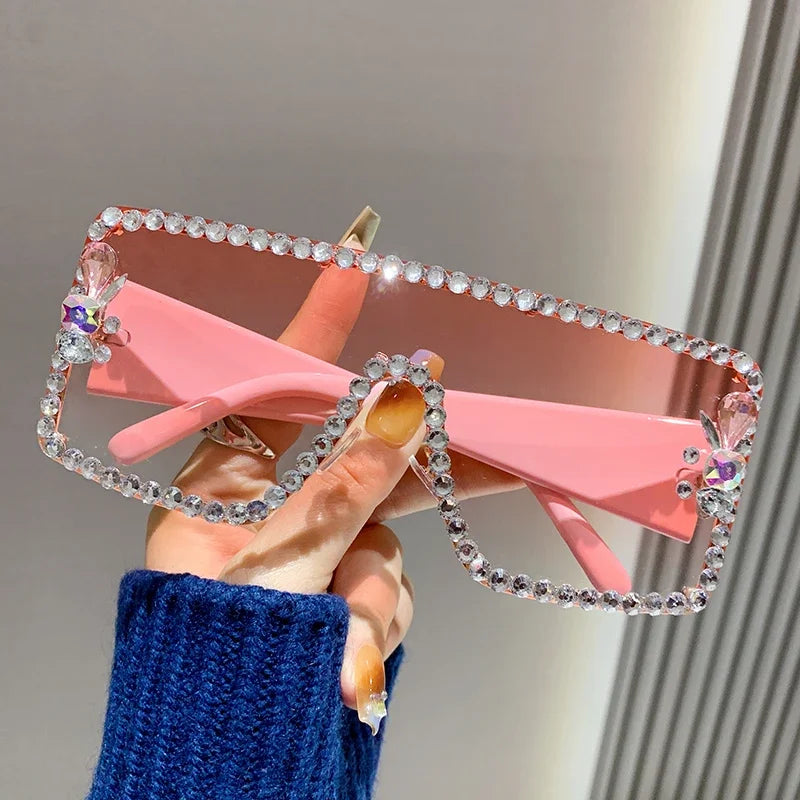 Zovict Diamond Shield Sunglasses by Zovict