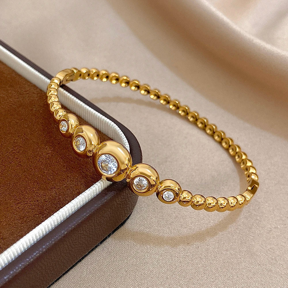 Sovict Zircon Bead Bracelet