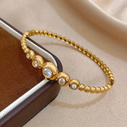 Sovict Zircon Bead Bracelet