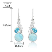 Sovict Larimar Streamline Earrings