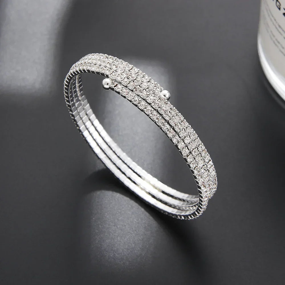 Sovict Elastic Zircon Bracelet