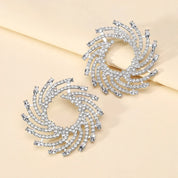 Sovict Sunflower Crystal Studs