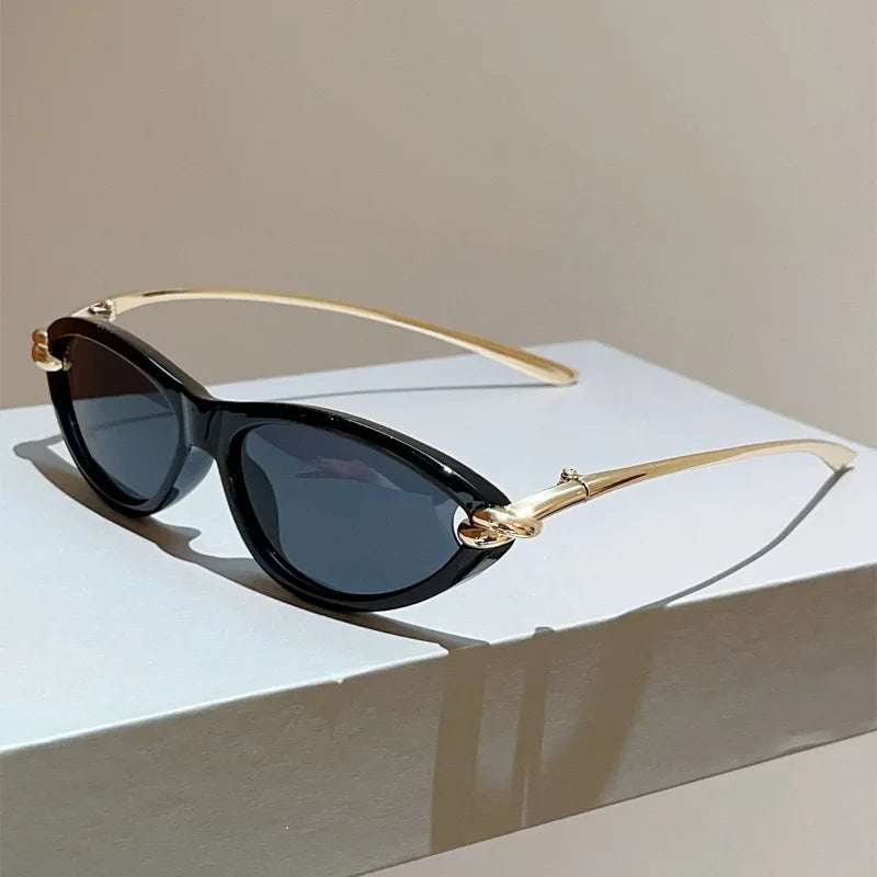 Zovict Beige Cat Eye Sunglasses by Zovict