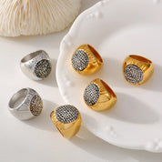 Sovict Rhinestone Luxe Ring