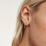 Sovict Silver Zircon Geo Studs