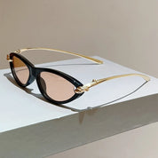 Zovict Beige Cat Eye Sunglasses by Zovict