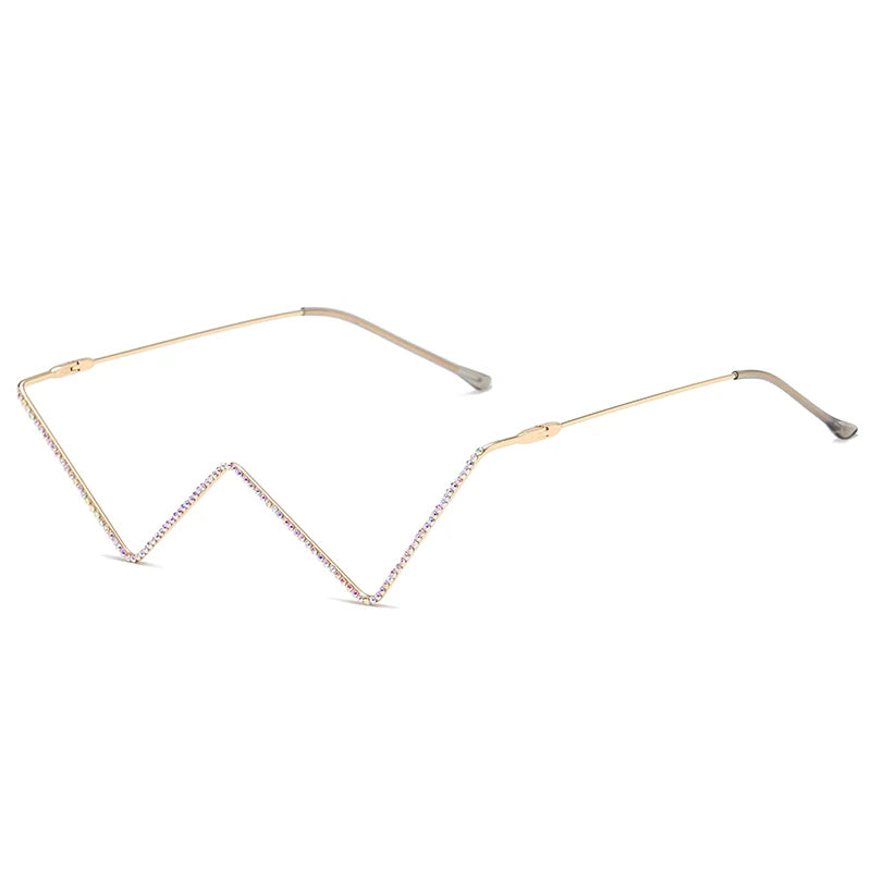 Zovict Violet Crystal Sunglasses by Zovict