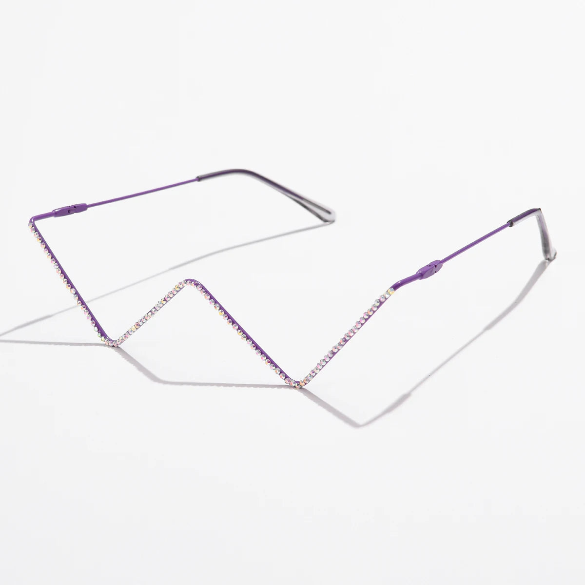 Zovict Violet Crystal Sunglasses by Zovict