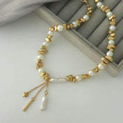 Sovict Pearl Heart Choker
