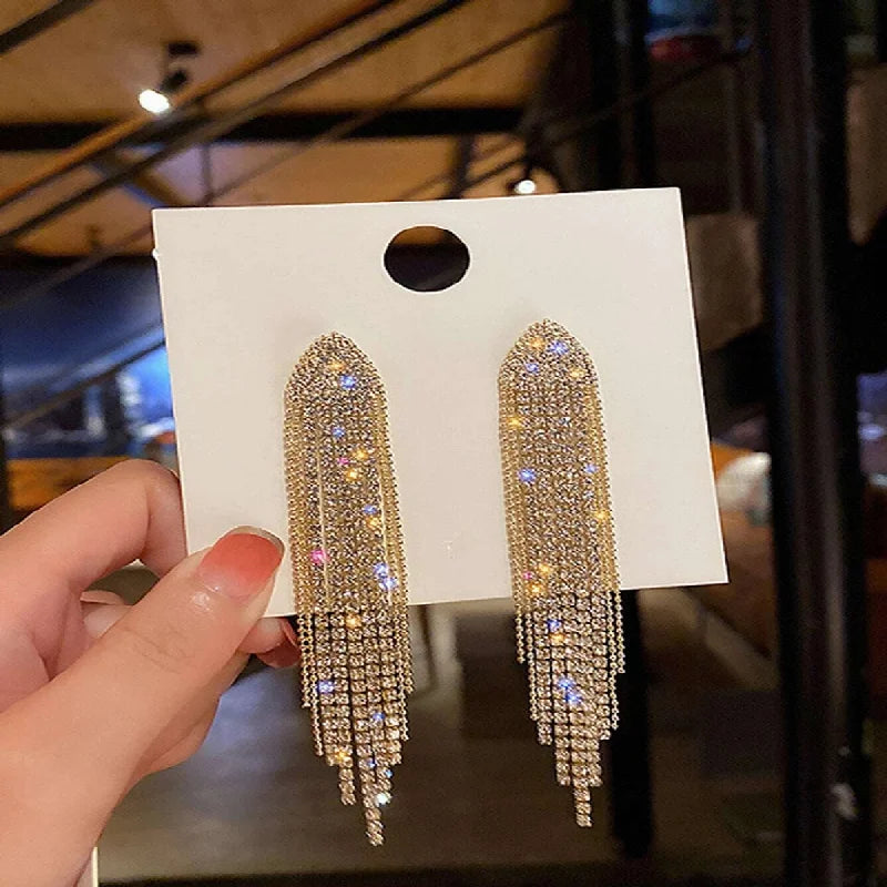 Sovict Chain Tassel Earrings