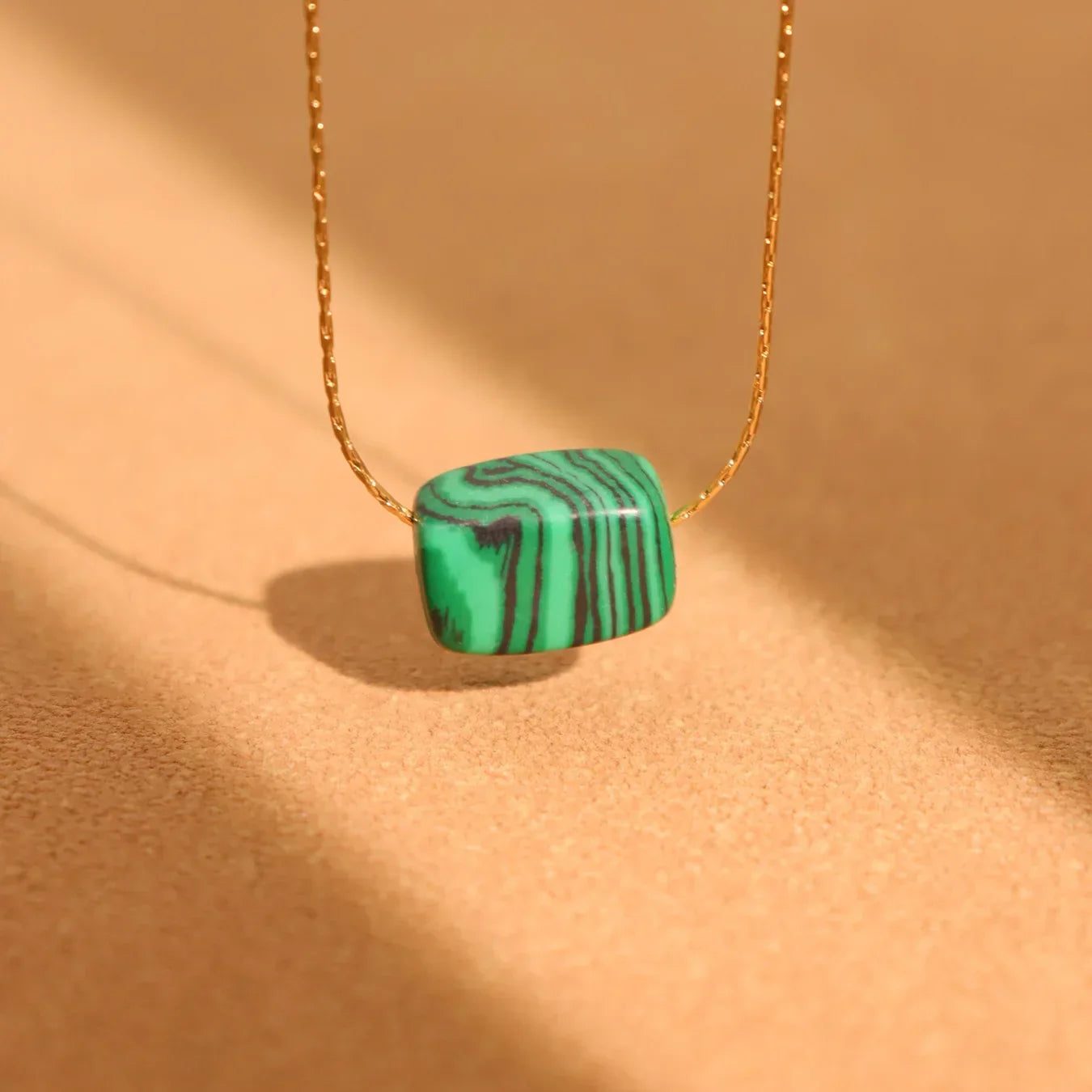 Sovict Turquoise Square Pendant