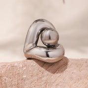 Sovict Hollow Sphere Ring