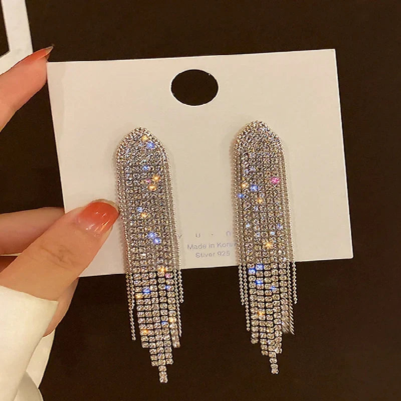 Sovict Chain Tassel Earrings