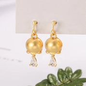 Sovict Golden Frost Zircon Earrings